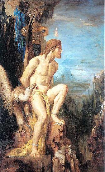 Gustave Moreau Prometheus oil painting image